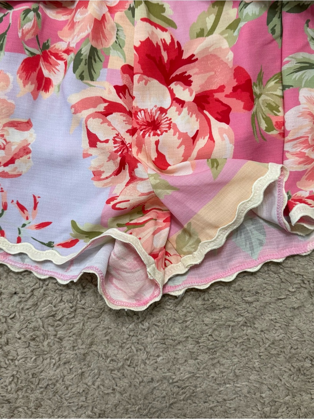 Altar’d State Floral Strapless Romper Size Small NWT Romantic Beachy One-piece - Picture 5 of 9